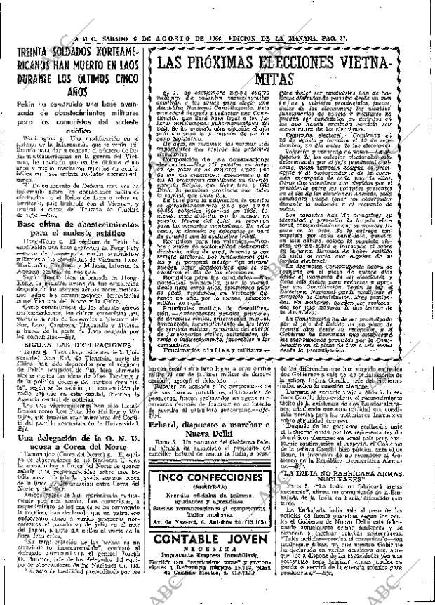 ABC MADRID 06-08-1966 página 27