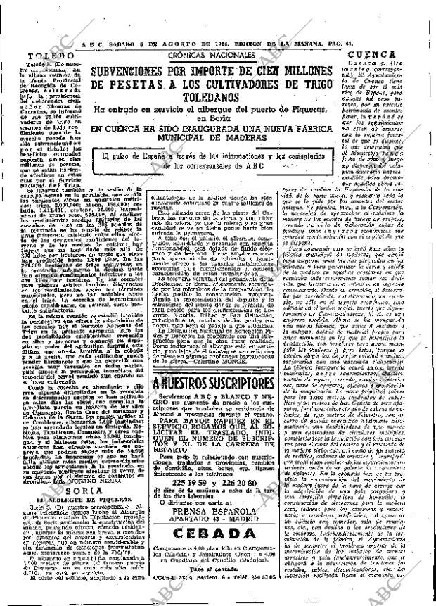 ABC MADRID 06-08-1966 página 41