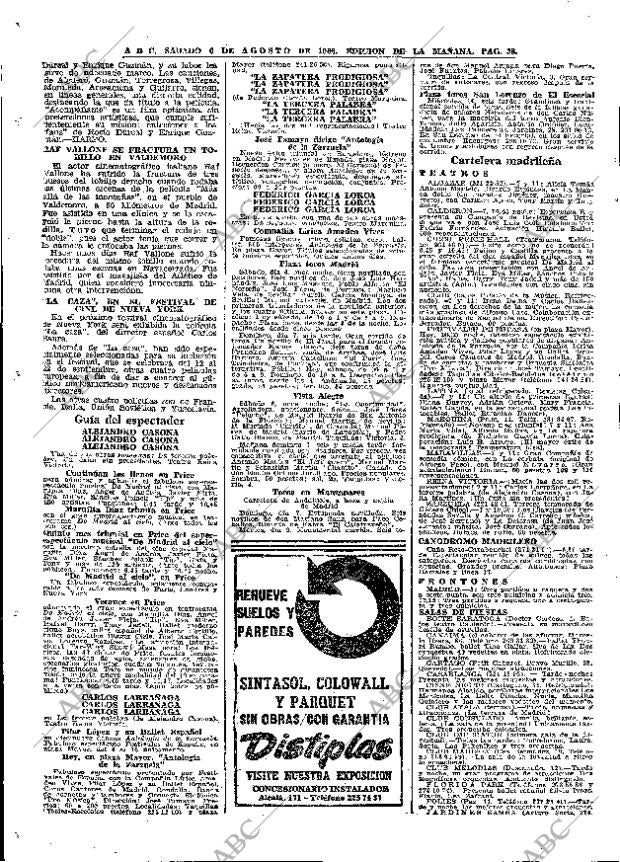 ABC MADRID 06-08-1966 página 58