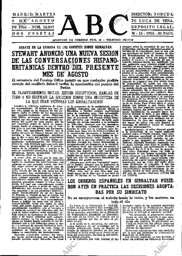 ABC MADRID 09-08-1966 página 23