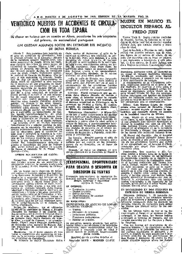 ABC MADRID 09-08-1966 página 35