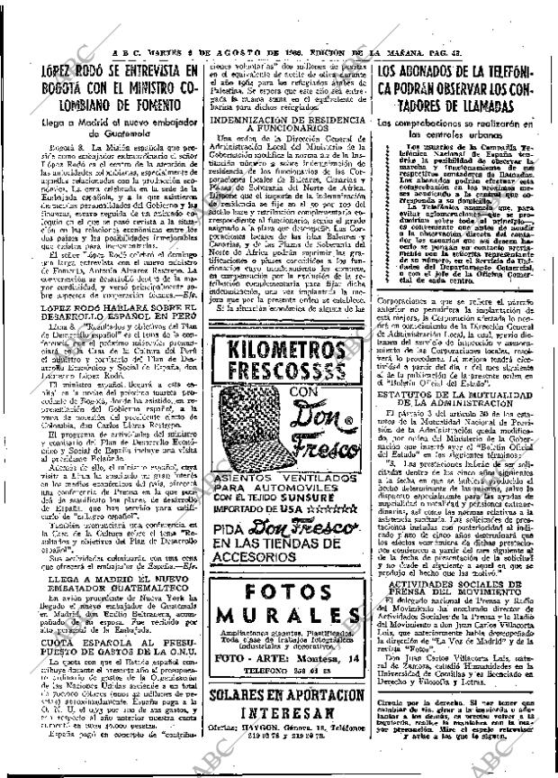 ABC MADRID 09-08-1966 página 43