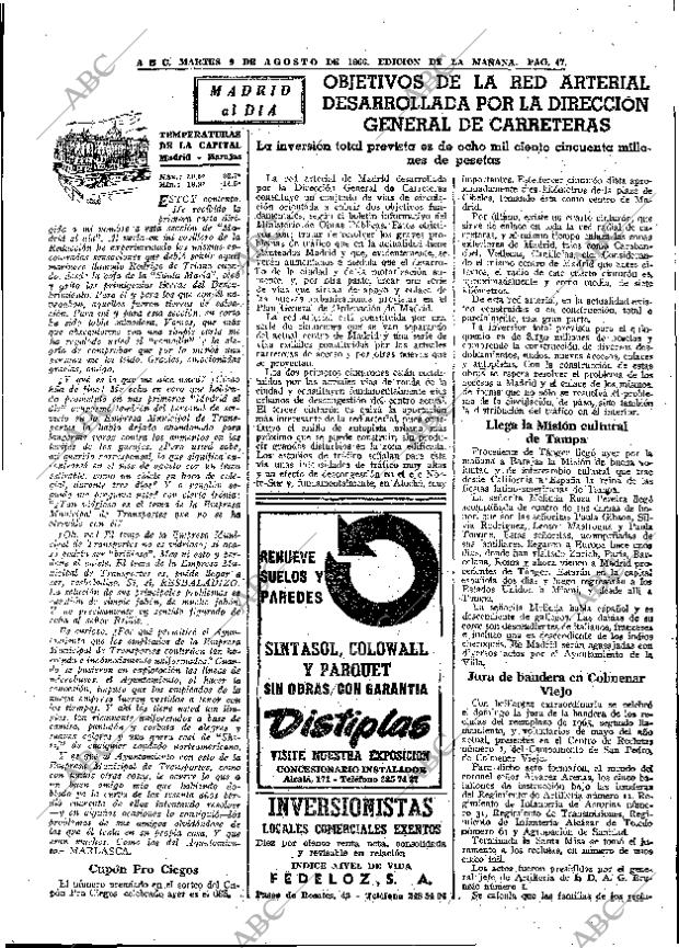 ABC MADRID 09-08-1966 página 47