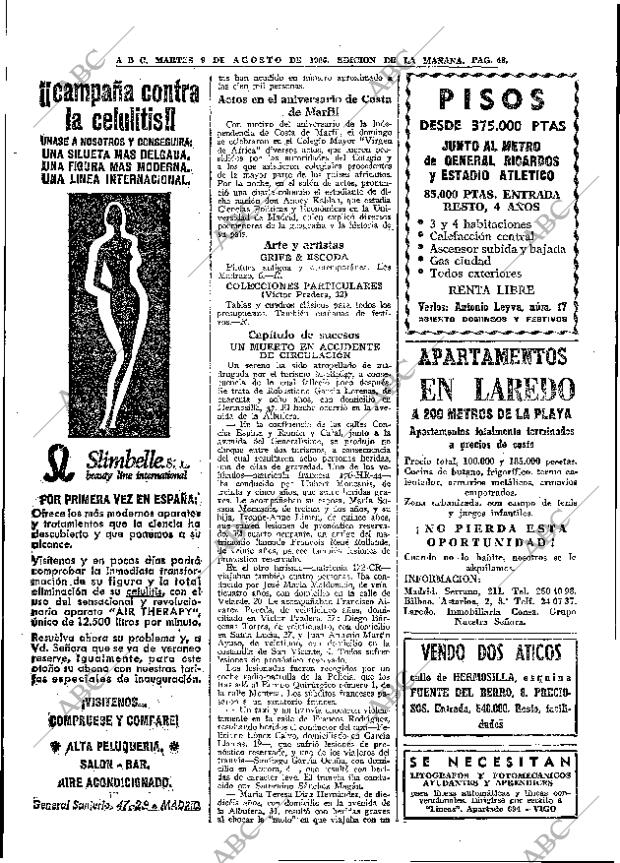 ABC MADRID 09-08-1966 página 48