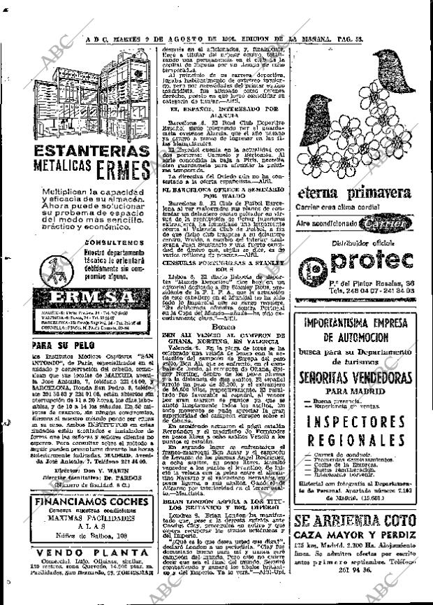 ABC MADRID 09-08-1966 página 58