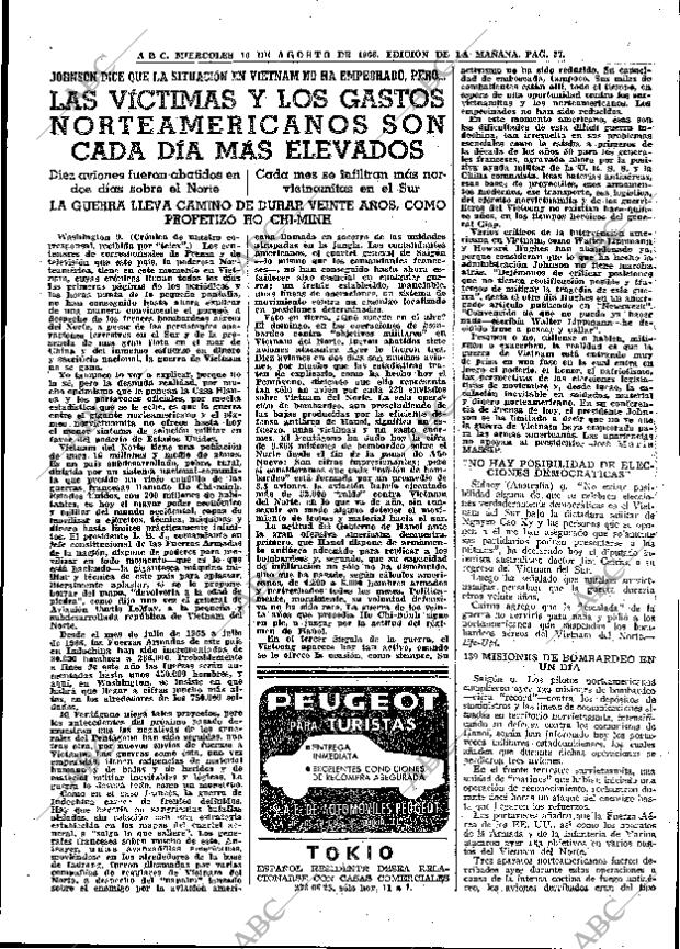 ABC MADRID 10-08-1966 página 27