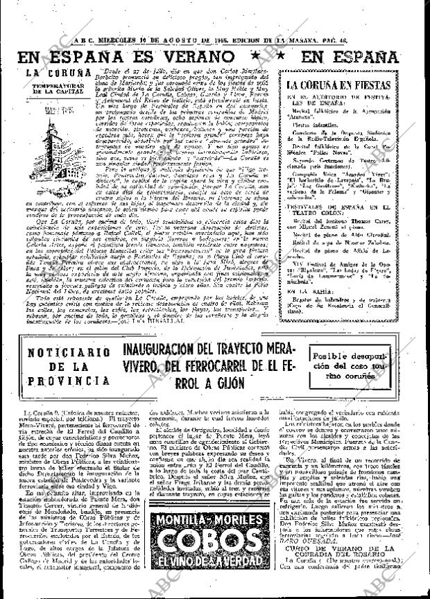 ABC MADRID 10-08-1966 página 46