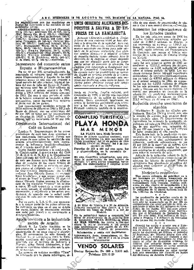 ABC MADRID 10-08-1966 página 54