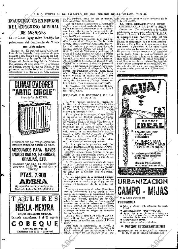 ABC MADRID 11-08-1966 página 48