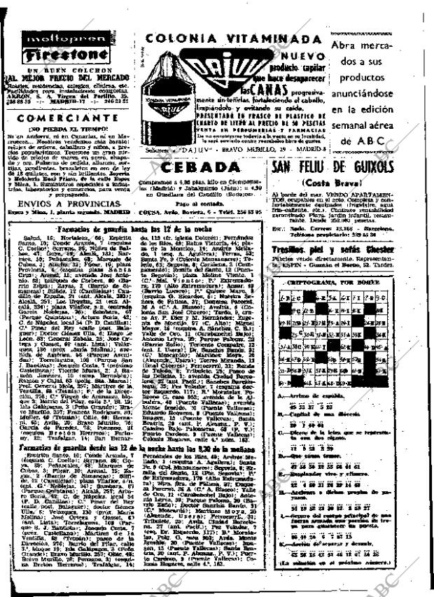 ABC MADRID 11-08-1966 página 71