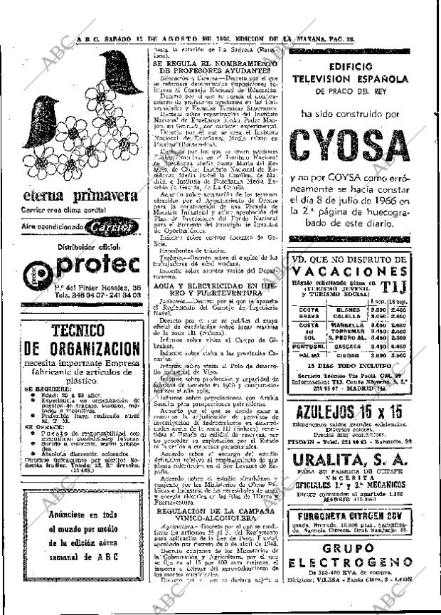 ABC MADRID 13-08-1966 página 26