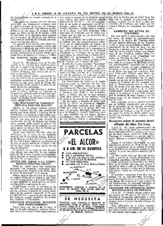 ABC MADRID 13-08-1966 página 31