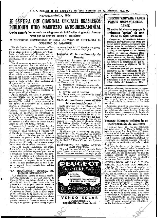 ABC MADRID 13-08-1966 página 35