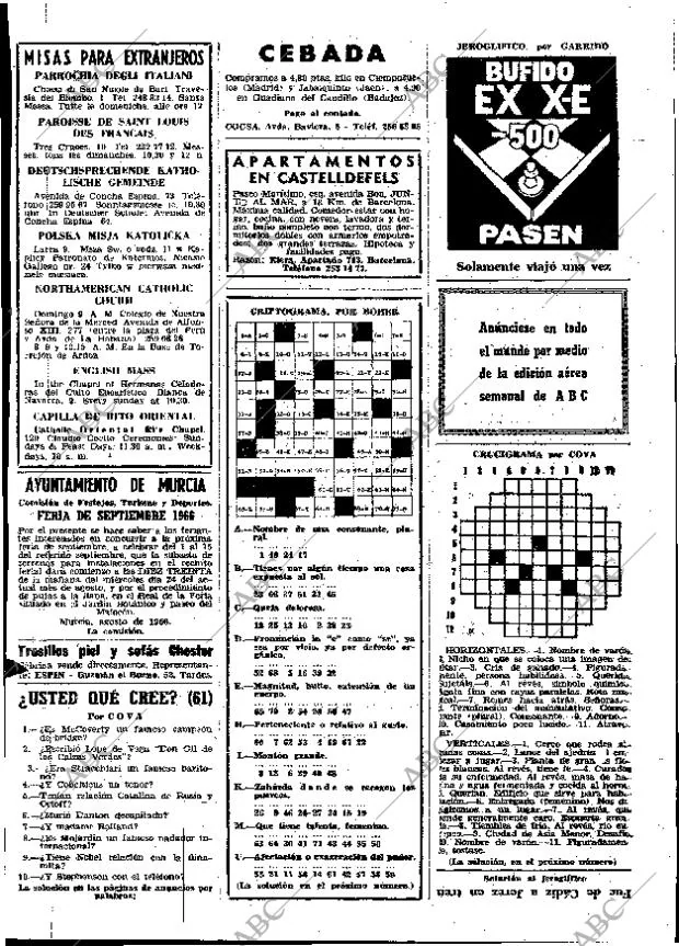 ABC MADRID 13-08-1966 página 71