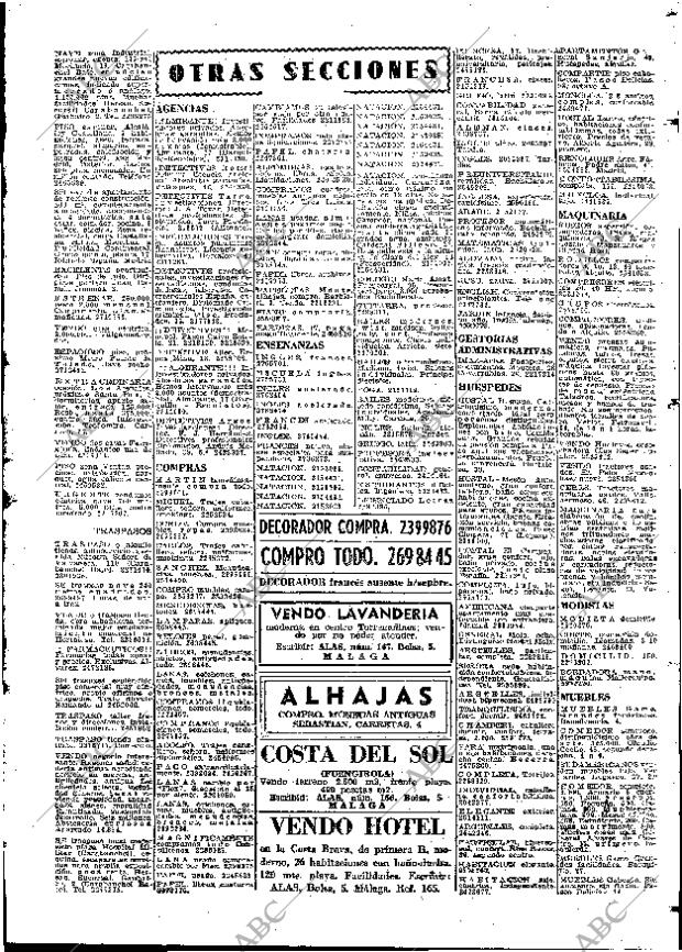 ABC MADRID 14-08-1966 página 85