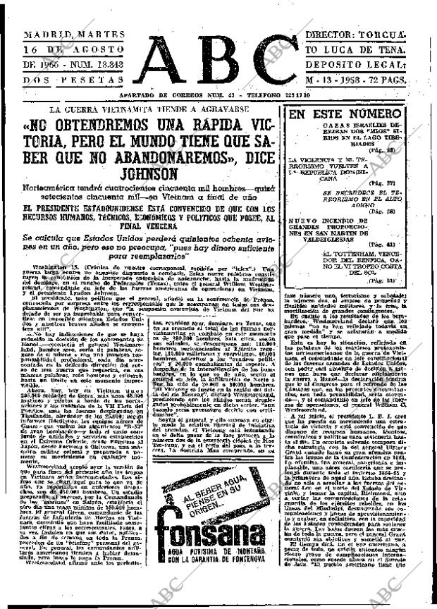 ABC MADRID 16-08-1966 página 23