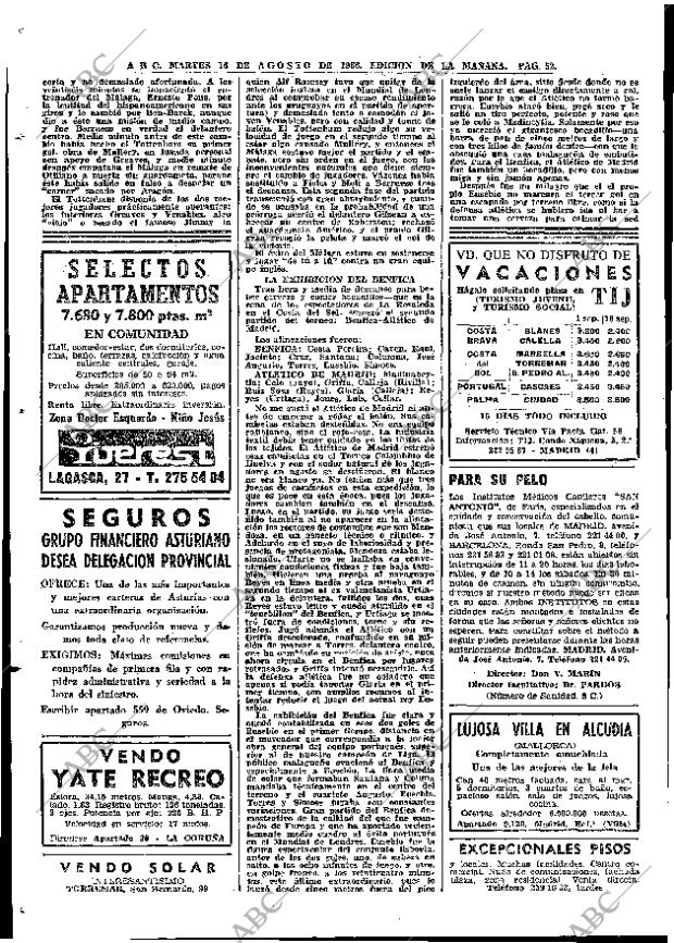 ABC MADRID 16-08-1966 página 52
