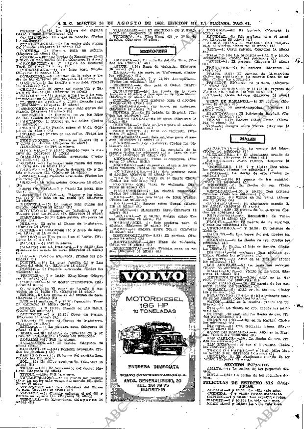 ABC MADRID 16-08-1966 página 61