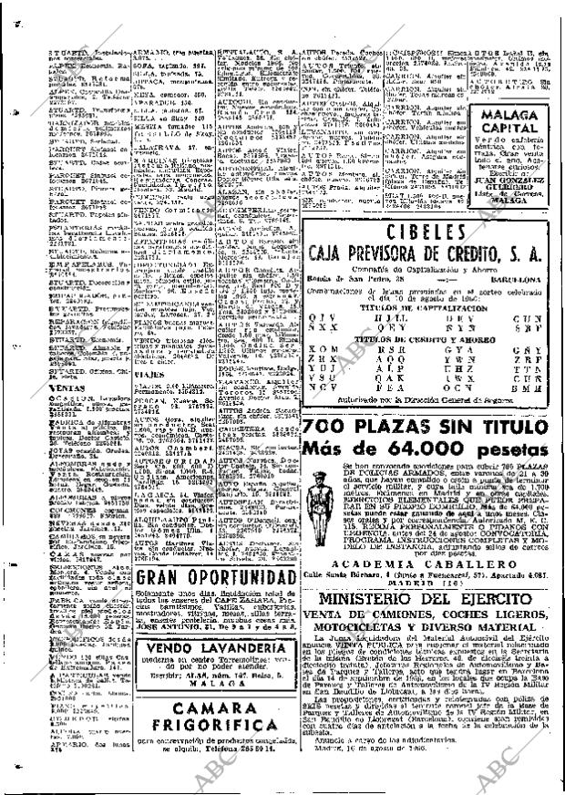 ABC MADRID 16-08-1966 página 68