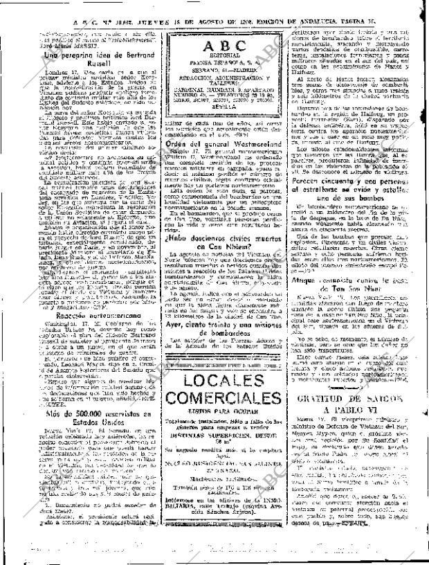 ABC SEVILLA 18-08-1966 página 16