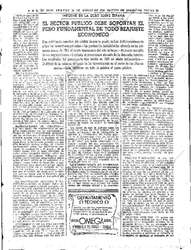 ABC SEVILLA 18-08-1966 página 23