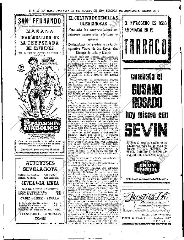 ABC SEVILLA 18-08-1966 página 26