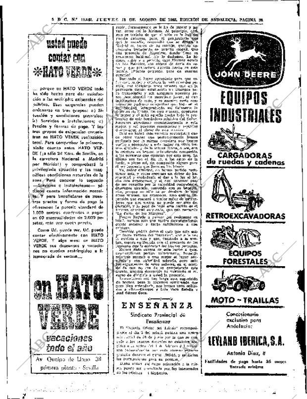 ABC SEVILLA 18-08-1966 página 30