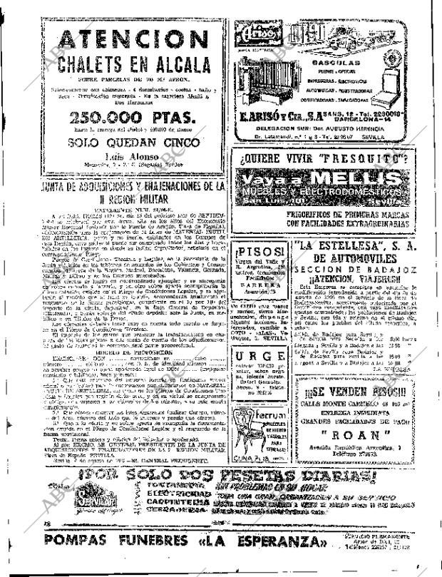 ABC SEVILLA 18-08-1966 página 45