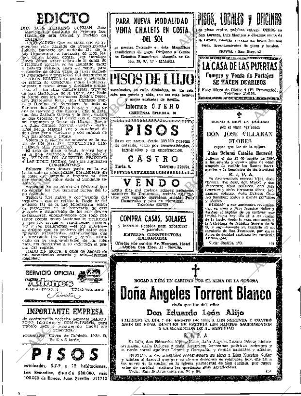 ABC SEVILLA 18-08-1966 página 46