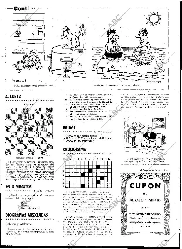 BLANCO Y NEGRO MADRID 20-08-1966 página 113