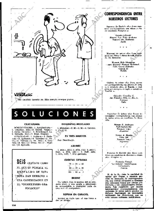 BLANCO Y NEGRO MADRID 20-08-1966 página 114