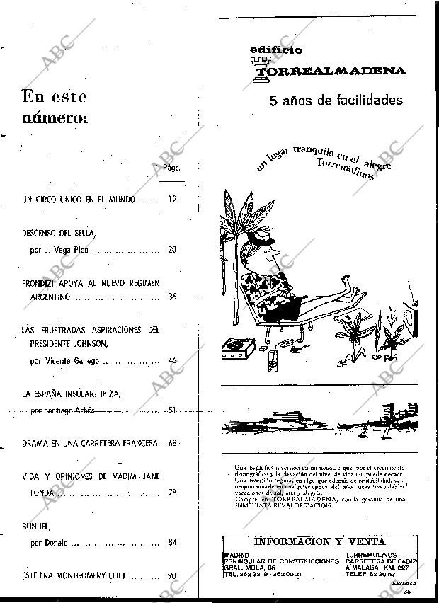 BLANCO Y NEGRO MADRID 20-08-1966 página 35