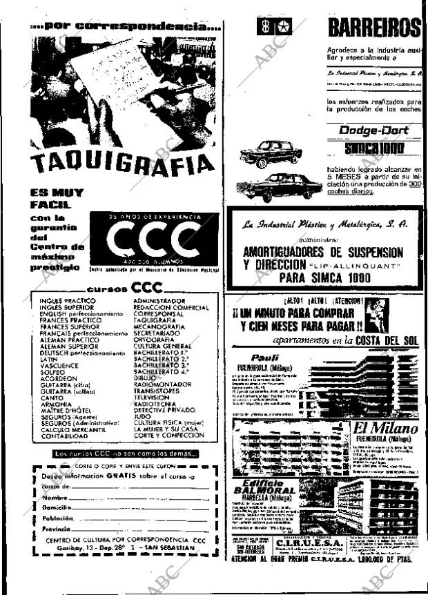 ABC MADRID 21-08-1966 página 32