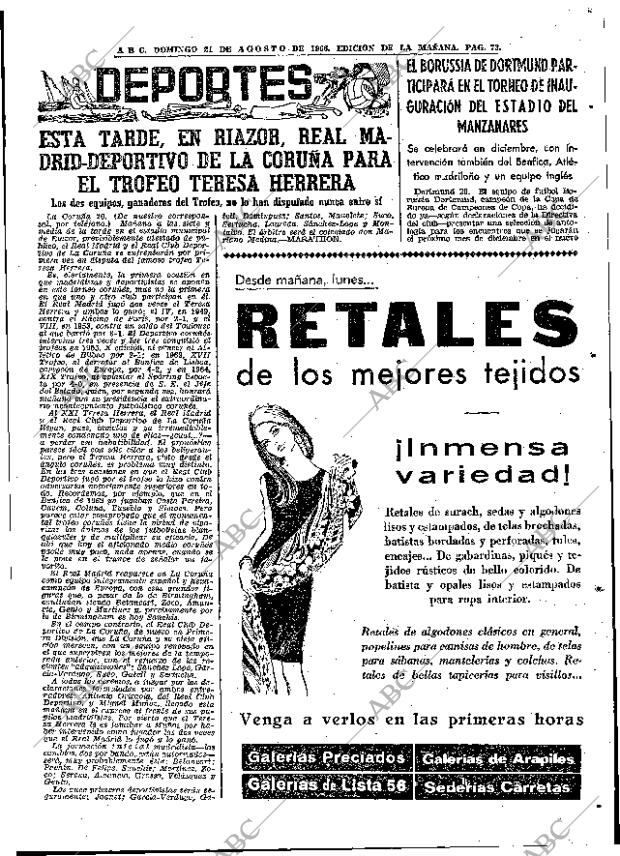 ABC MADRID 21-08-1966 página 73