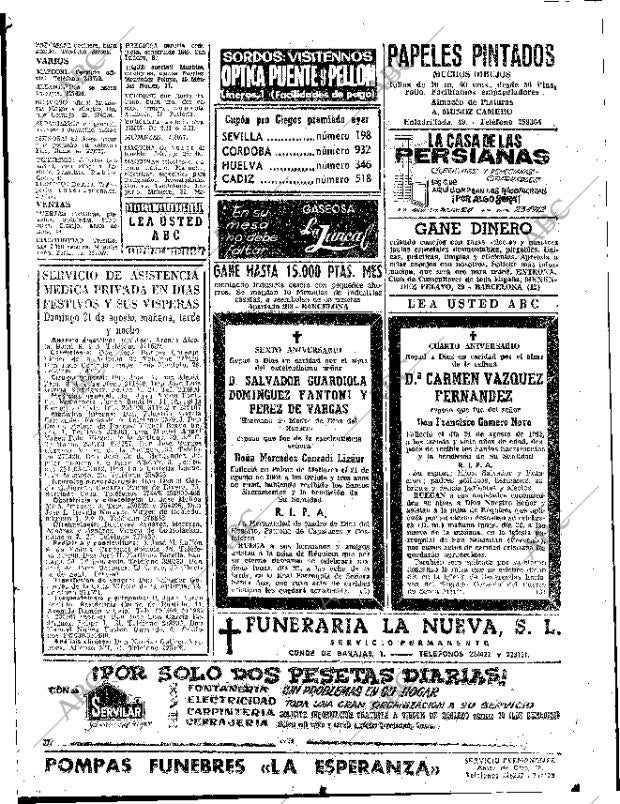 ABC SEVILLA 21-08-1966 página 63