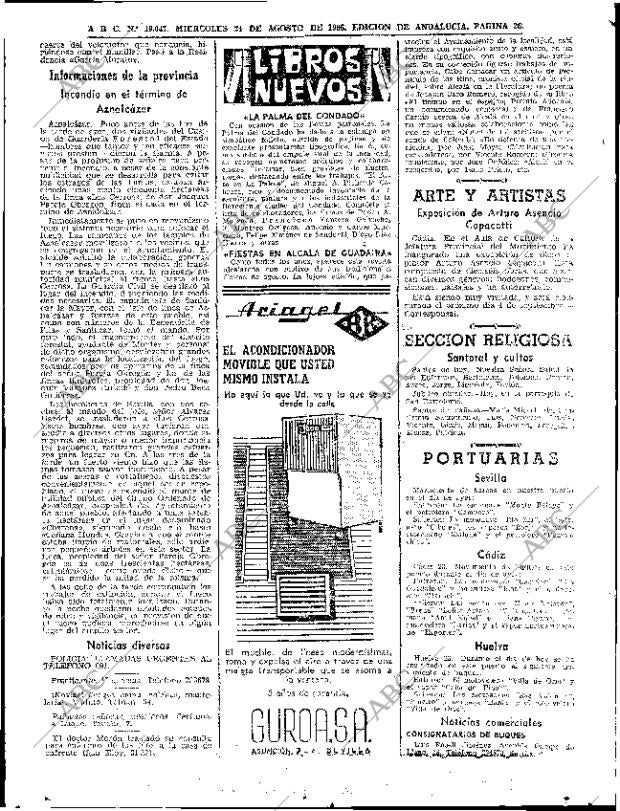 ABC SEVILLA 24-08-1966 página 26
