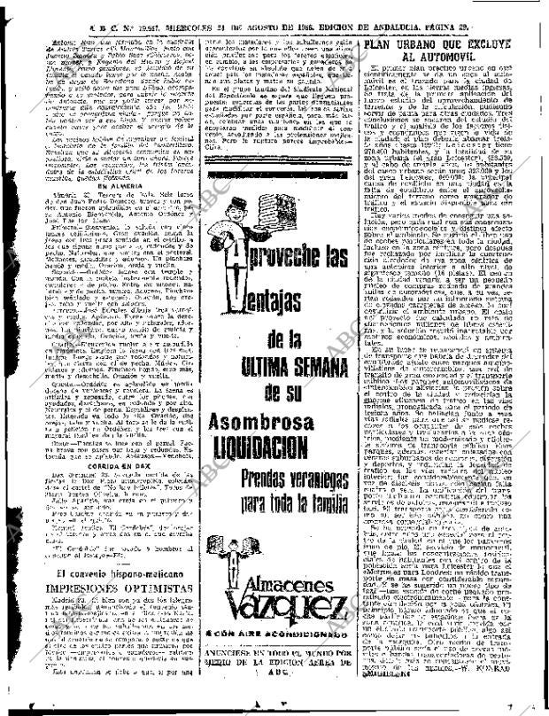 ABC SEVILLA 24-08-1966 página 29