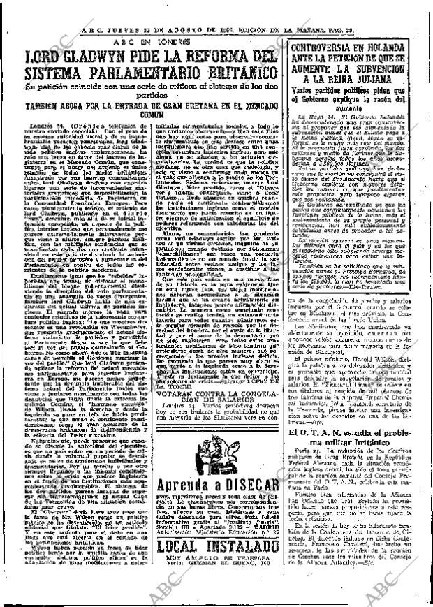 ABC MADRID 25-08-1966 página 29