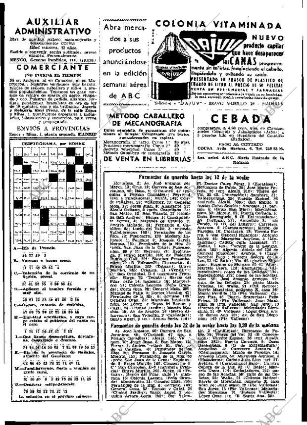 ABC MADRID 25-08-1966 página 71