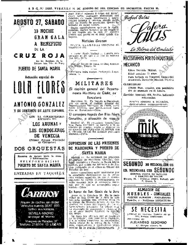 ABC SEVILLA 26-08-1966 página 30