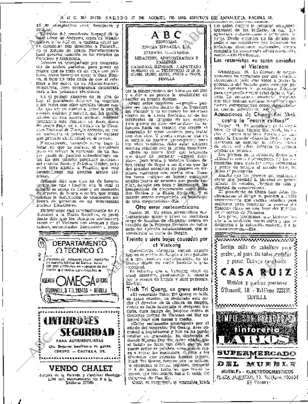 ABC SEVILLA 27-08-1966 página 16