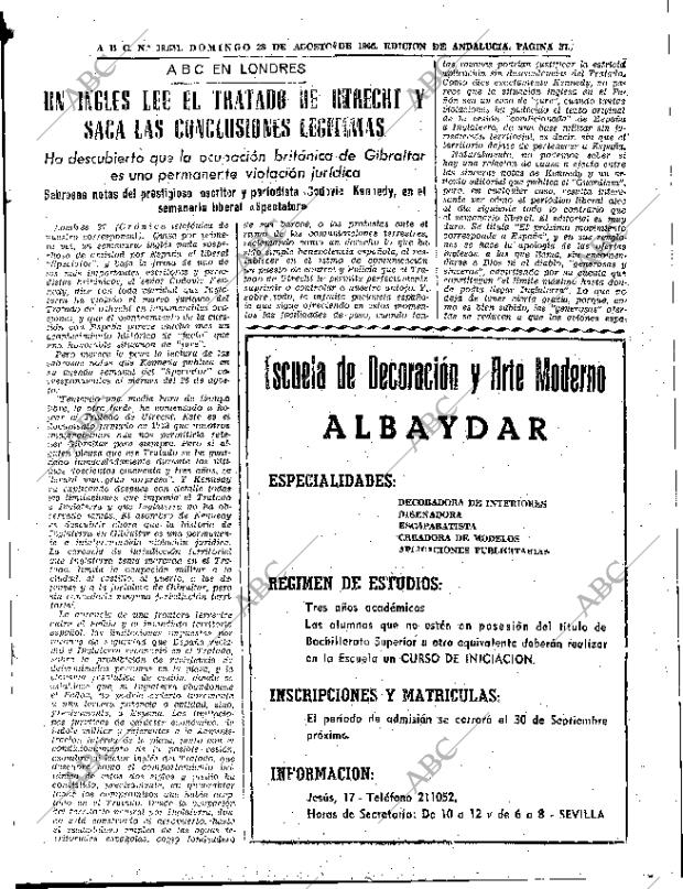 ABC SEVILLA 28-08-1966 página 37