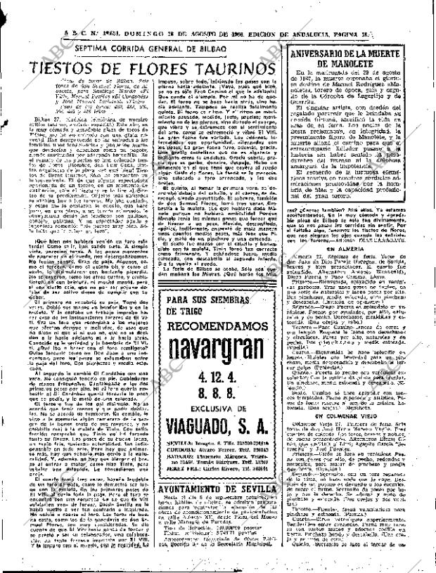ABC SEVILLA 28-08-1966 página 55