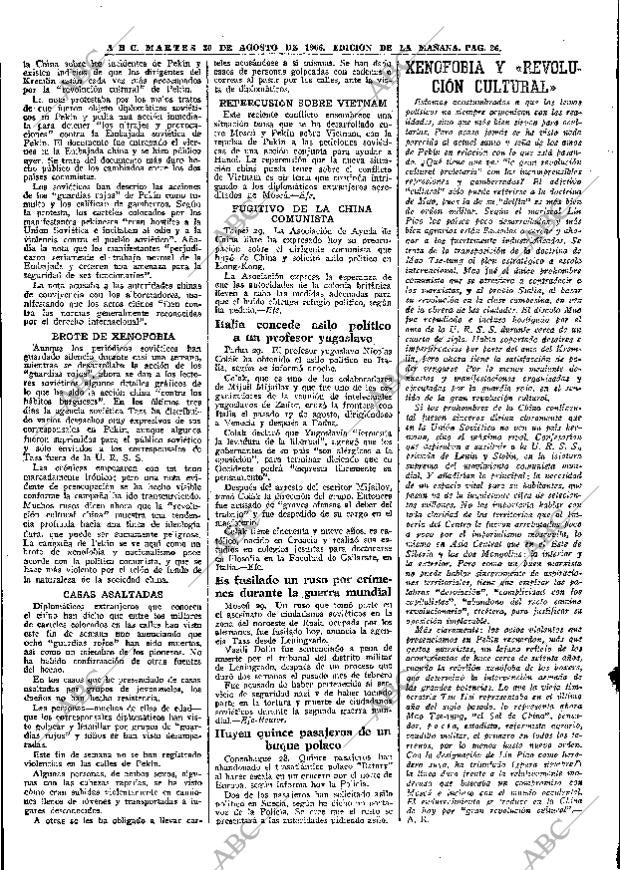 ABC MADRID 30-08-1966 página 26
