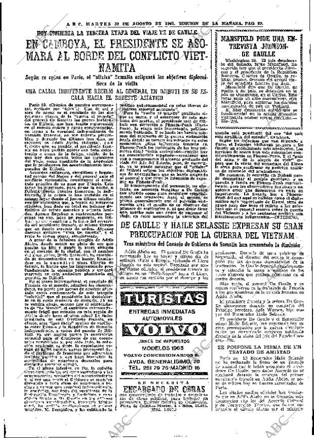 ABC MADRID 30-08-1966 página 29