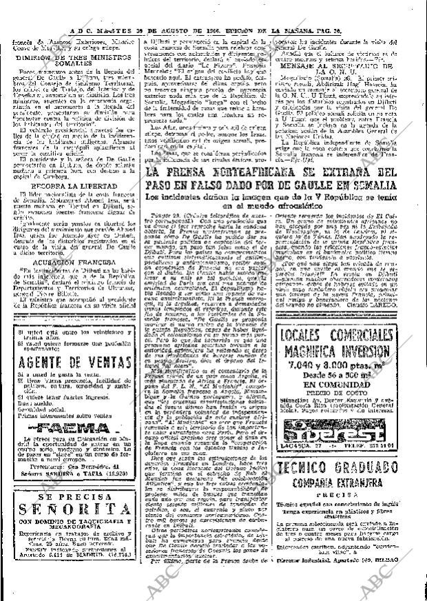 ABC MADRID 30-08-1966 página 30