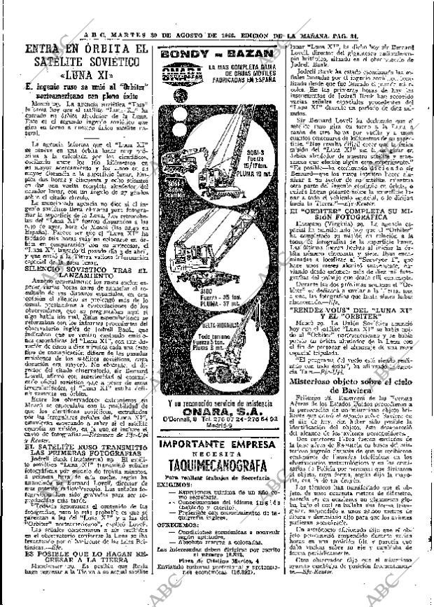 ABC MADRID 30-08-1966 página 34