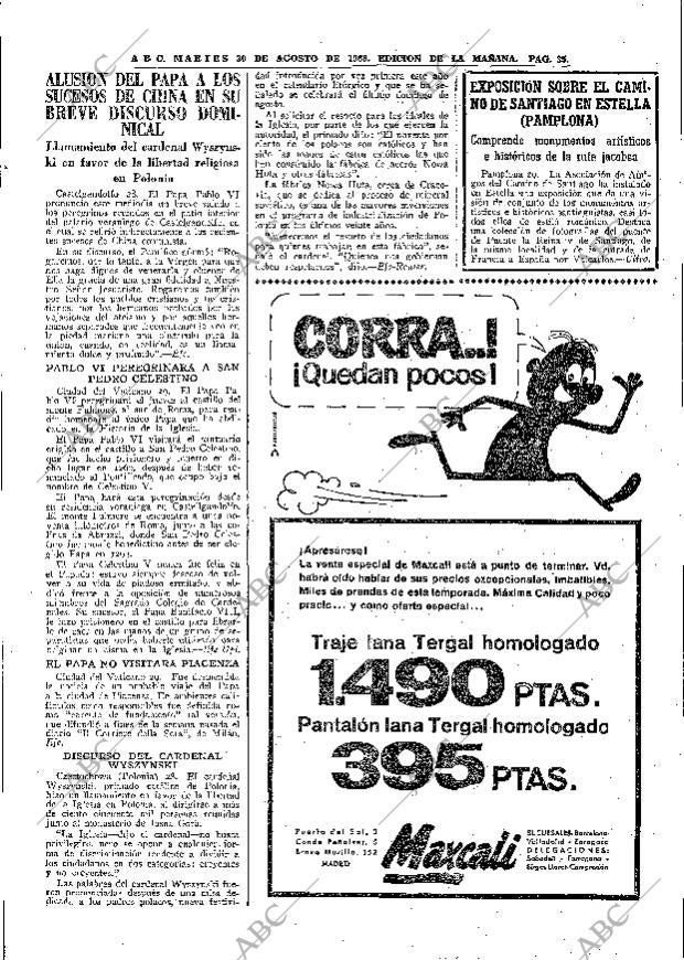 ABC MADRID 30-08-1966 página 35