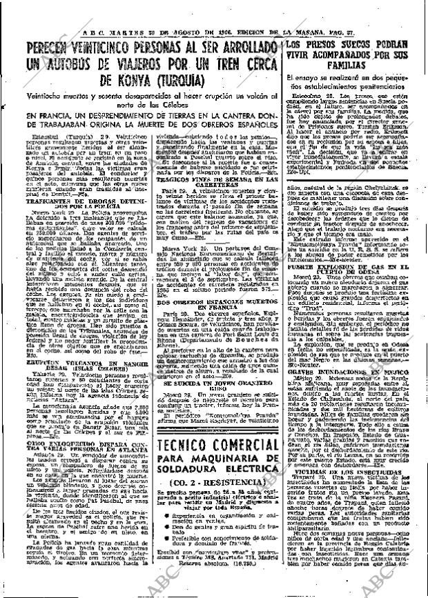 ABC MADRID 30-08-1966 página 37