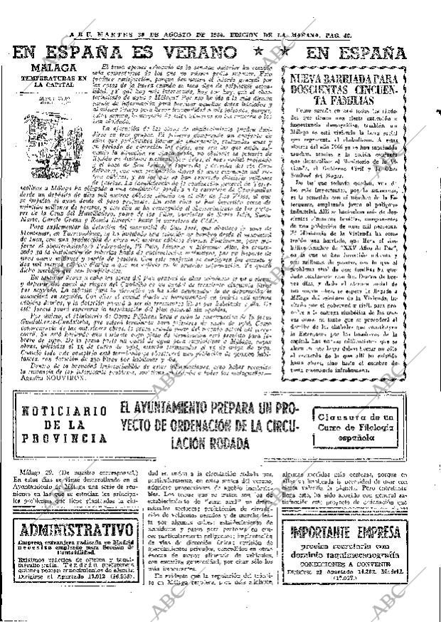 ABC MADRID 30-08-1966 página 46